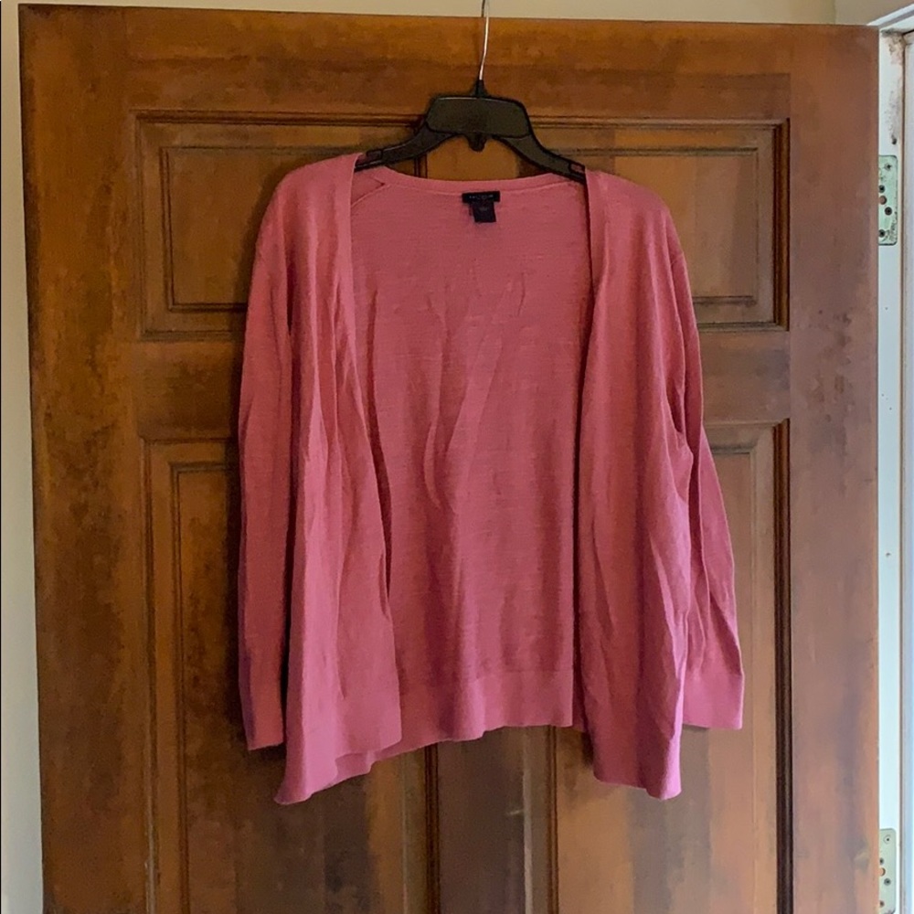 Ann Taylor Pink Cardigan